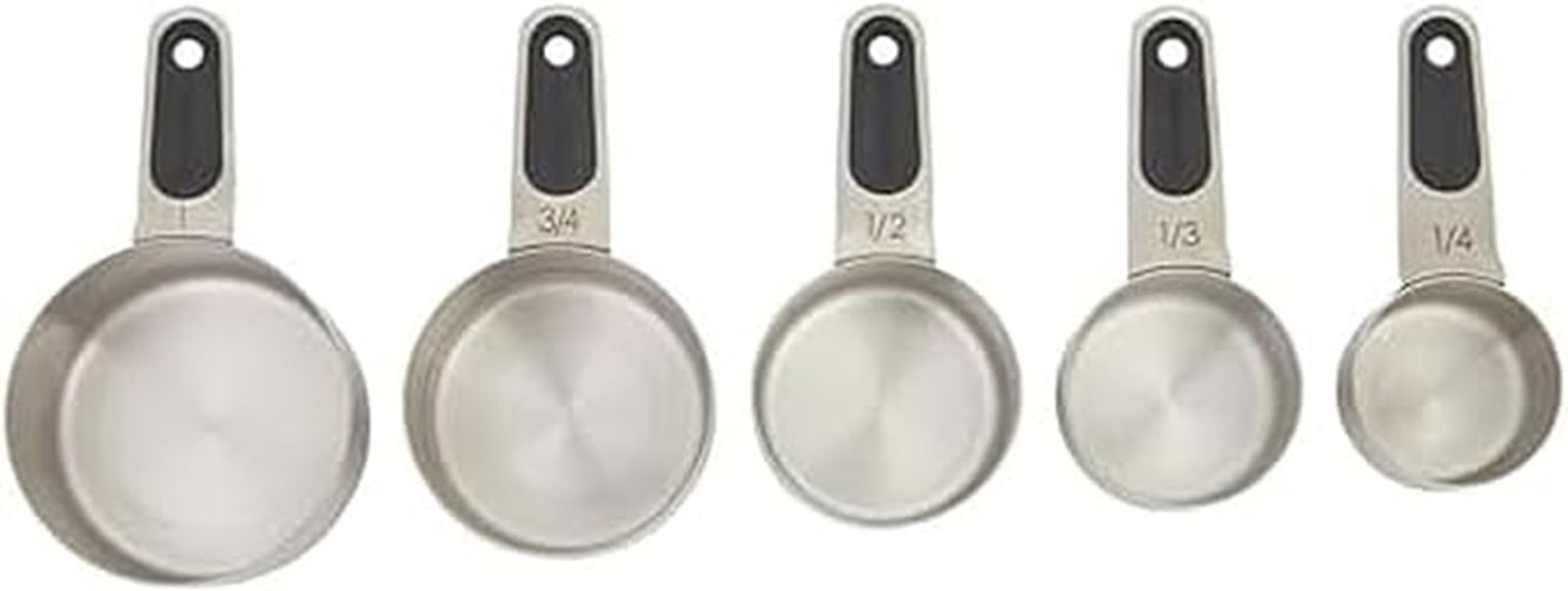 farberware stainless 5 cup set