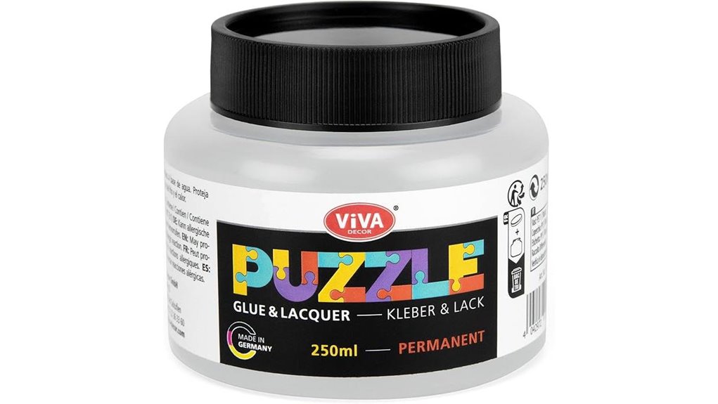 fast drying puzzle glue