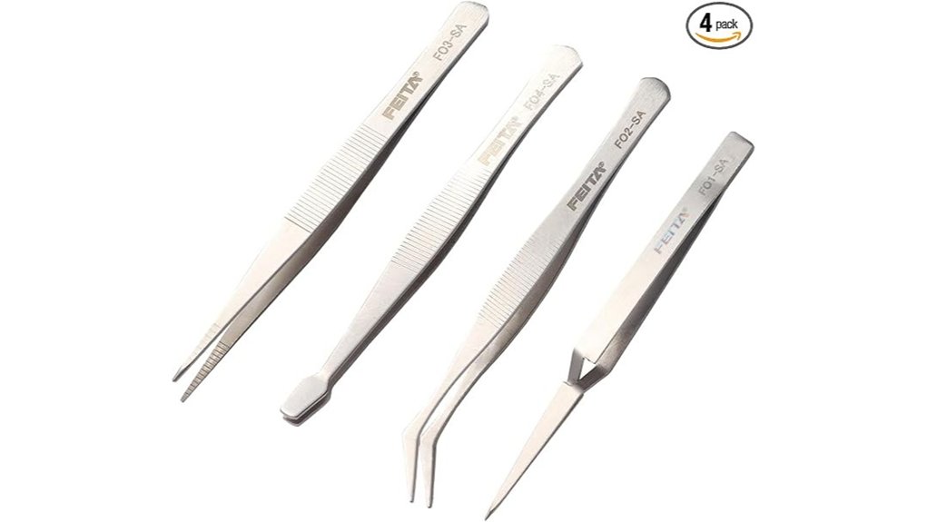 feita precision stainless tweezers