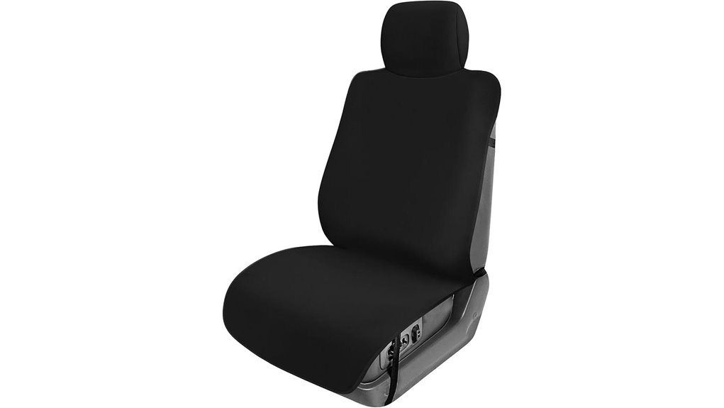 fh group car seat cover universal water resistant black