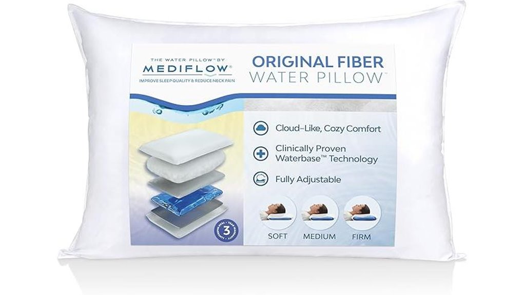 fiber water neck pillow