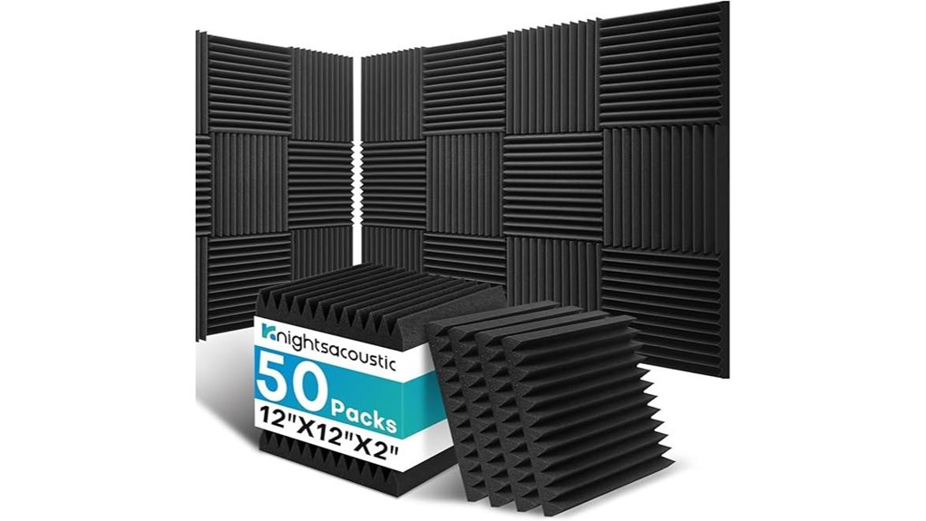 fifty 2x12 acoustic foam