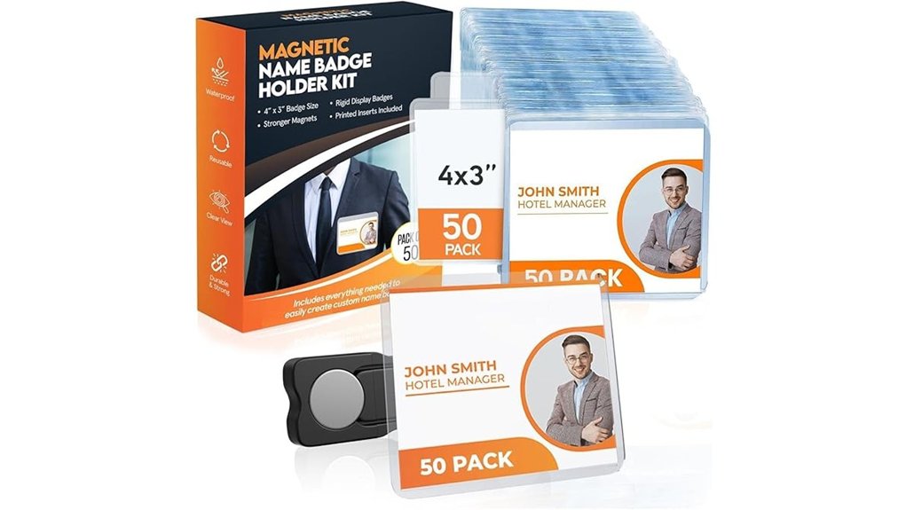 fifty 4x3 white magnetic