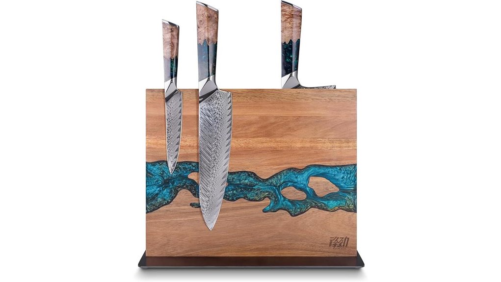 findking double sided magnetic knife block
