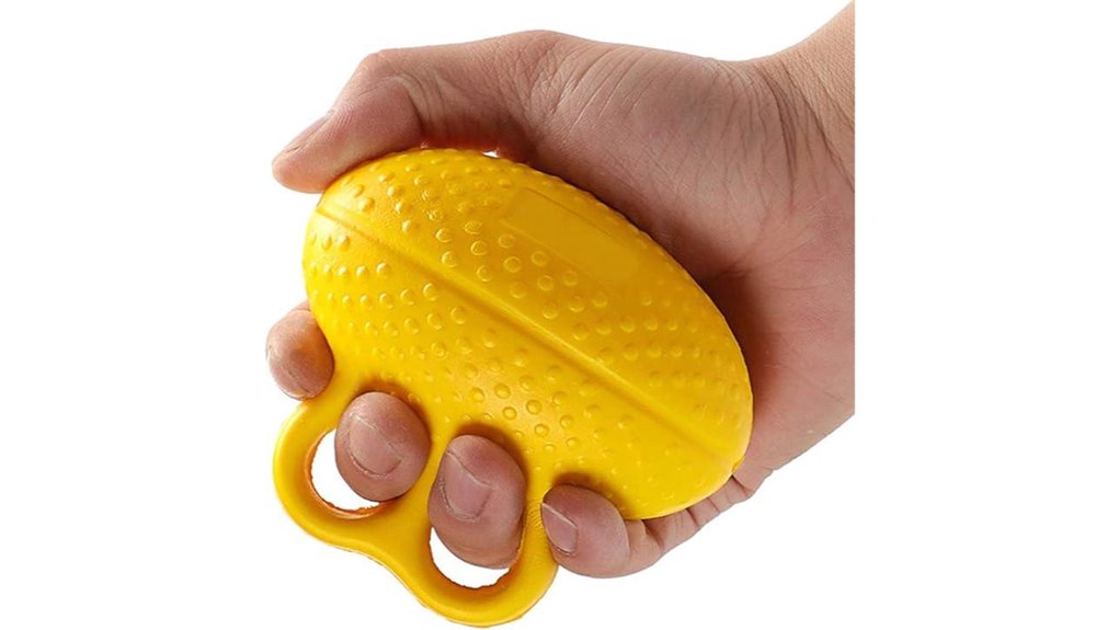 finger squeeze ball trainer