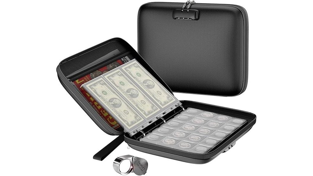 fireproof 350 pocket coin album