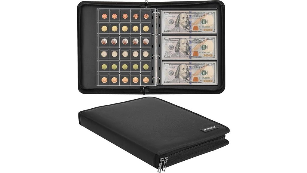 fireproof coin album case