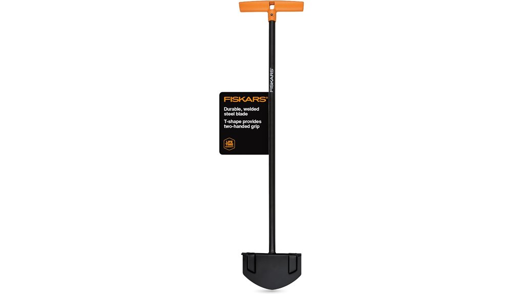 fiskars long handled steel edger
