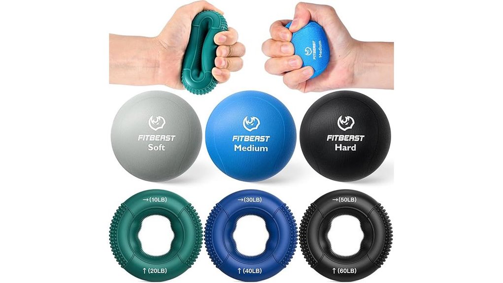 fitbeast 6 piece grip trainer