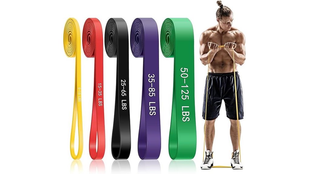 five level full body resistance bands
