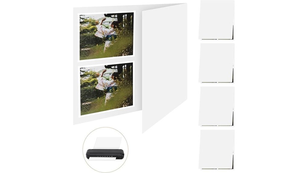 five pack letter size laminator carriers