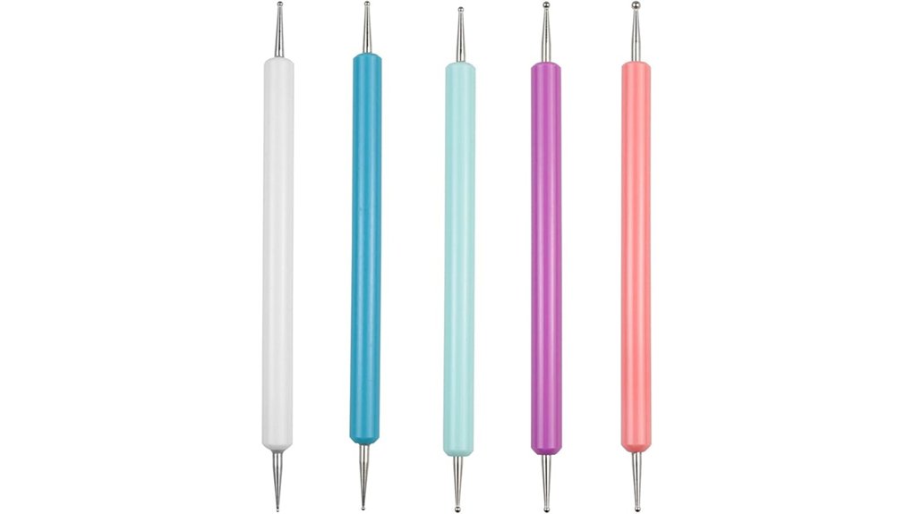 five piece embossing stylus set