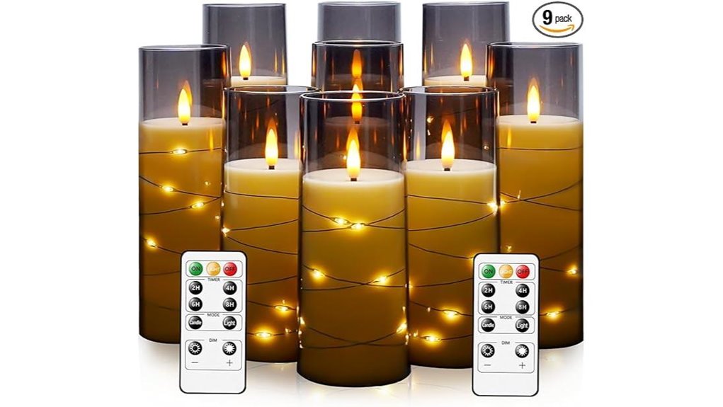 flameless led candles with timer