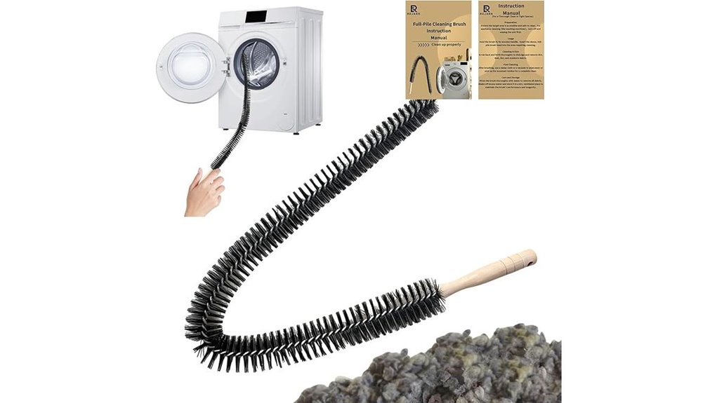 flexible bristle dryer brush