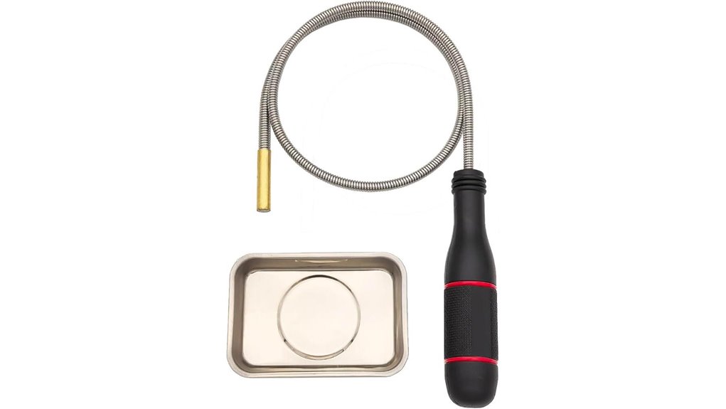 flexible magnetic pickup tray