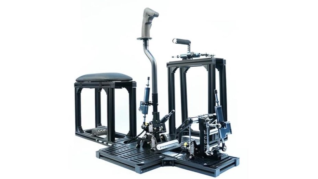 flight joystick full stick simulator set