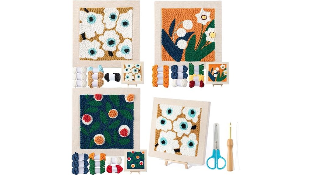 floral 8 piece needle kit