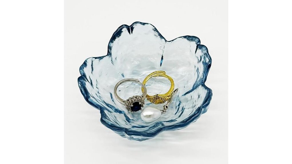 flower ring dish jewelry holder for rings