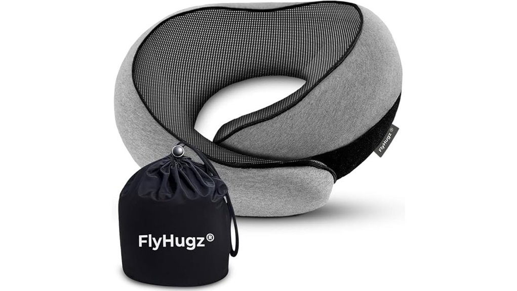 flyhugz travel memory foam