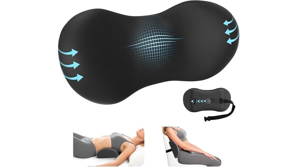 foam lumbar pillow strap