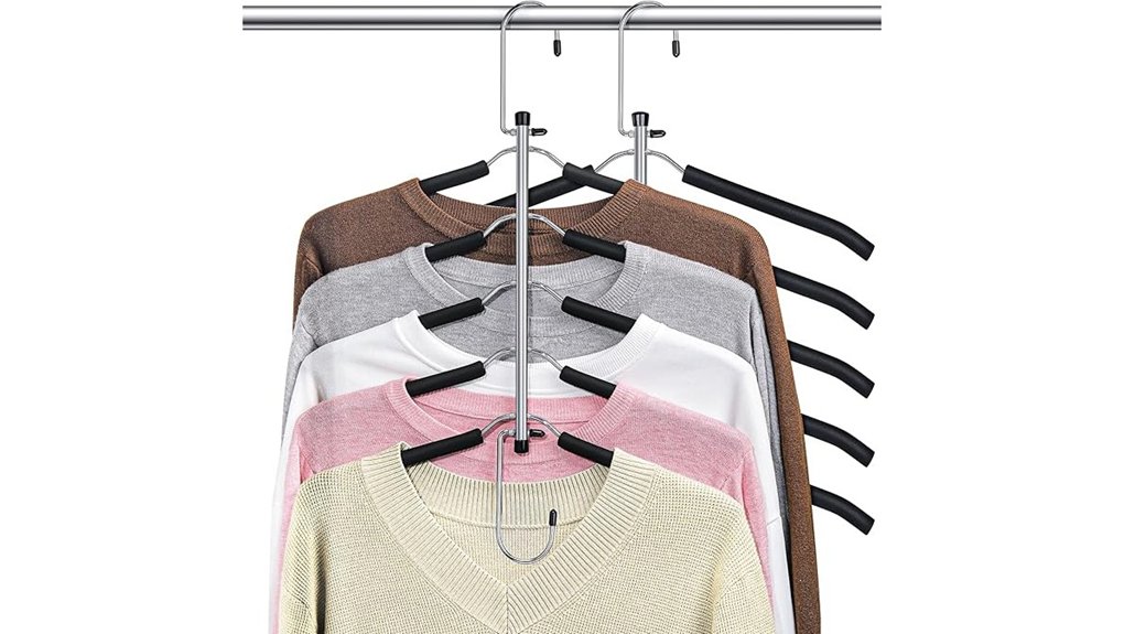 foam padded space saving hangers
