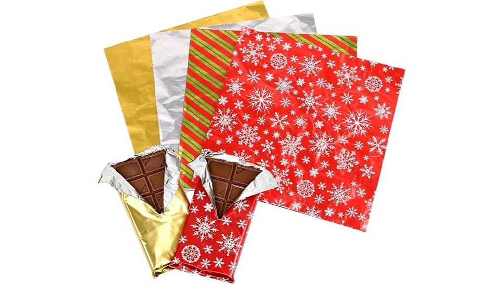 foimas 200 pcs christmas wrappers