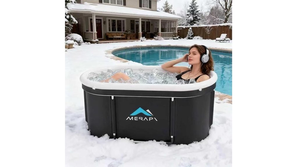 foldable 131 gallon ice tub