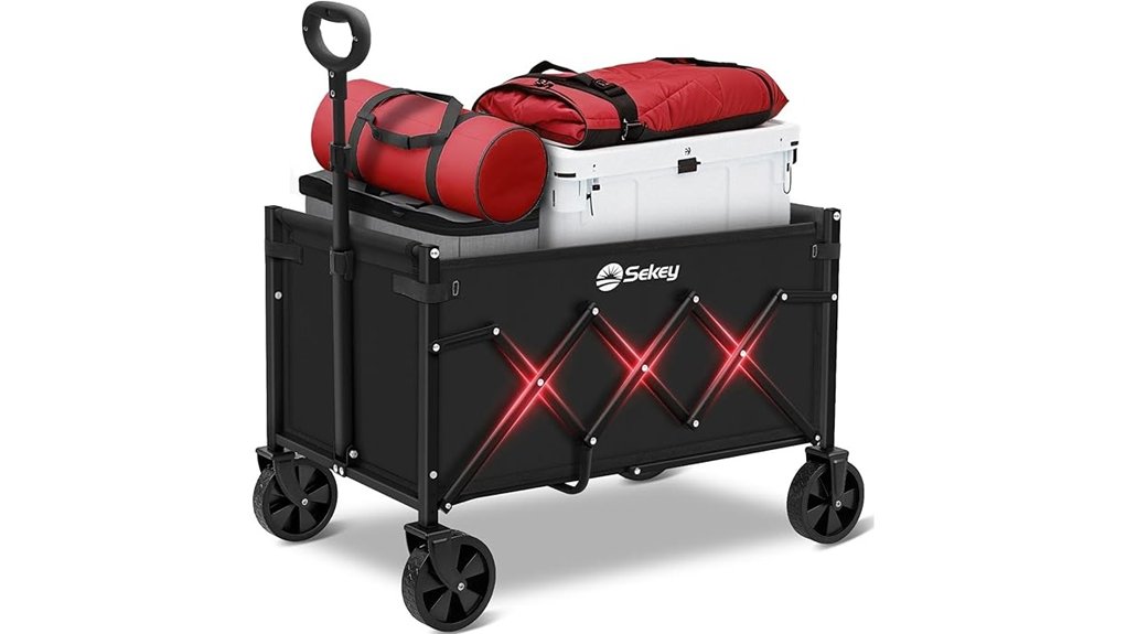 foldable 220lb heavy cart
