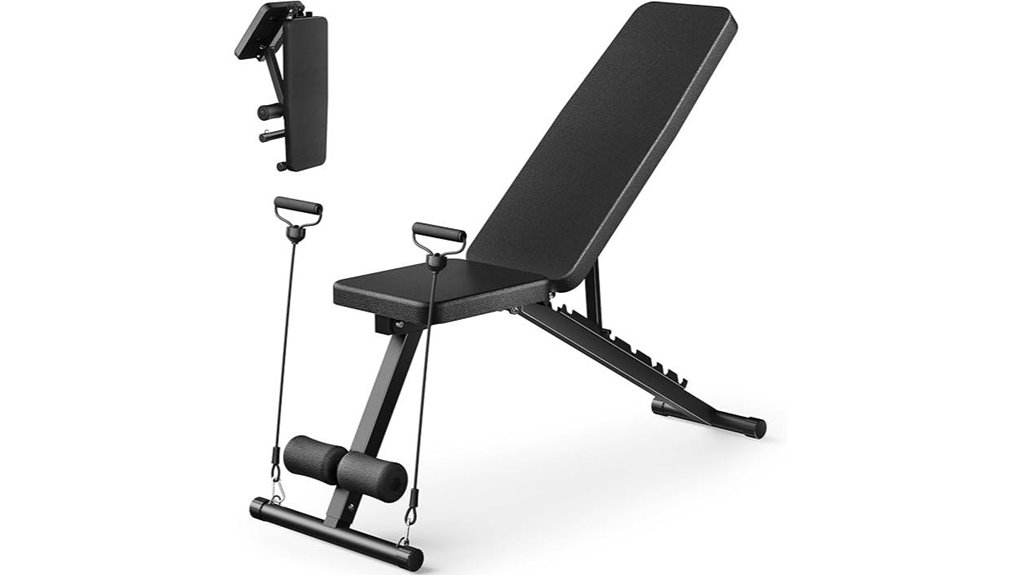 foldable 600lb adjustable bench