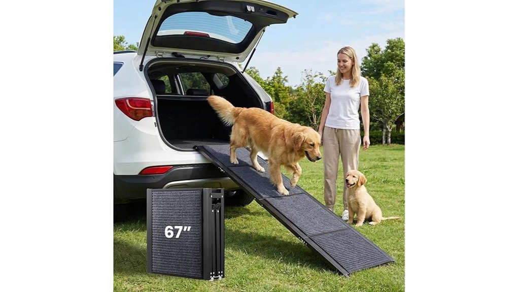 foldable 67 inch pet ramp