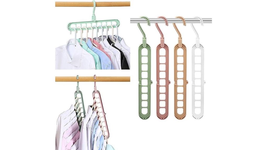 foldable 9 tier hanger pack