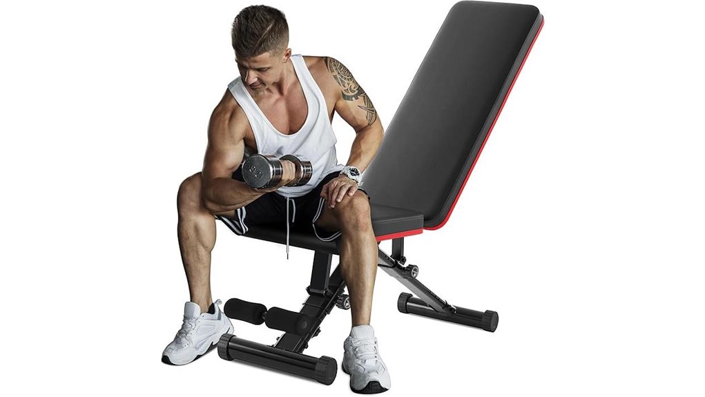 foldable adjustable 795lb bench