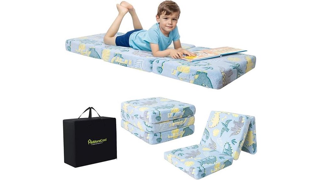 foldable dinosaur nap mat