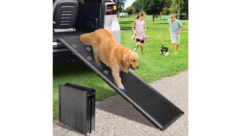 foldable dog ramp for suvs