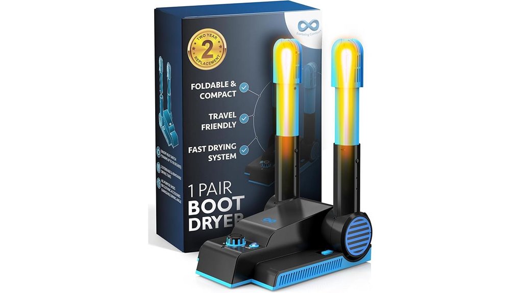 foldable electric shoe dryer