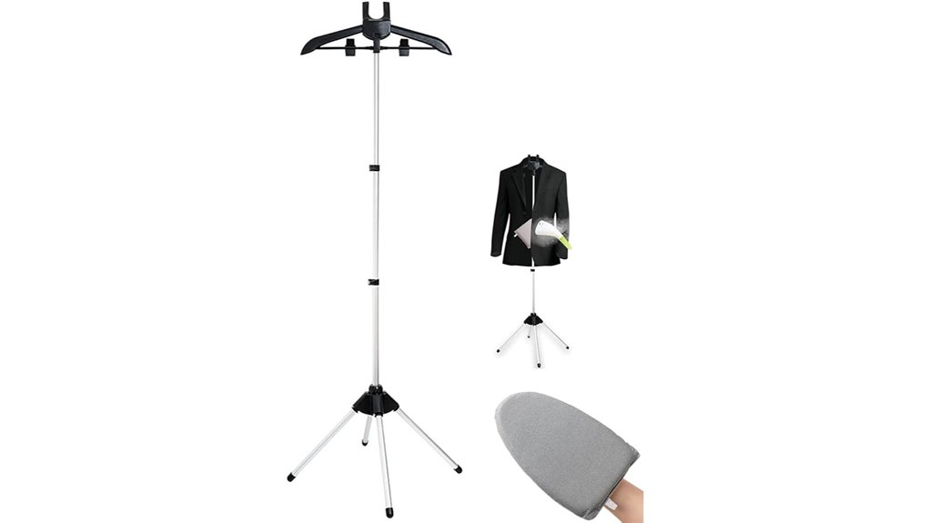 foldable garment steamer stand