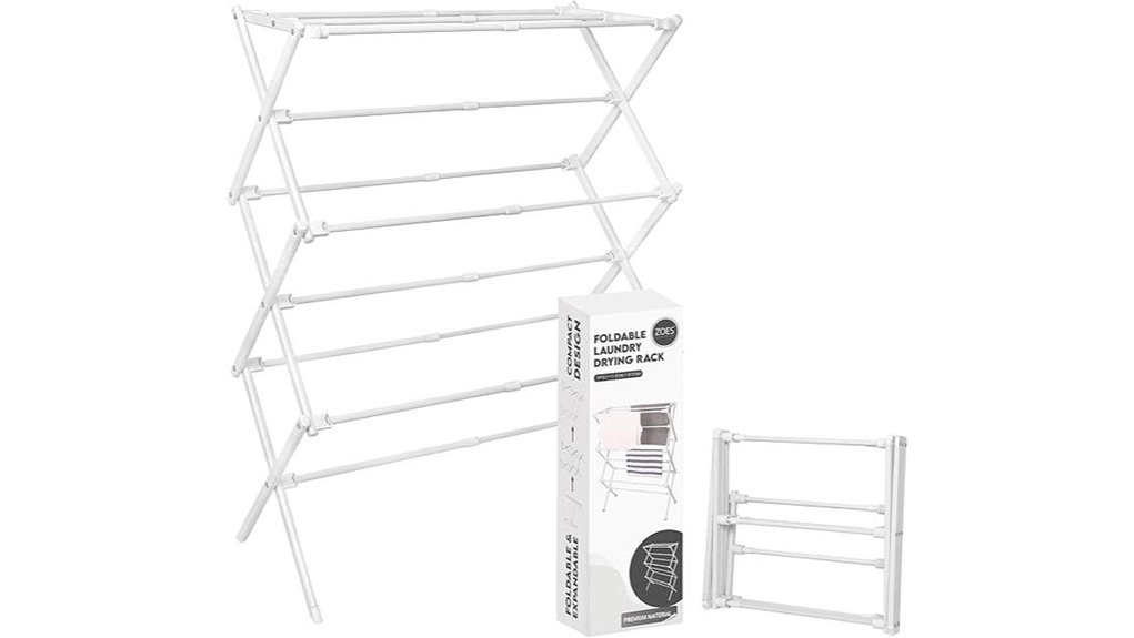 foldable portable clothes rack