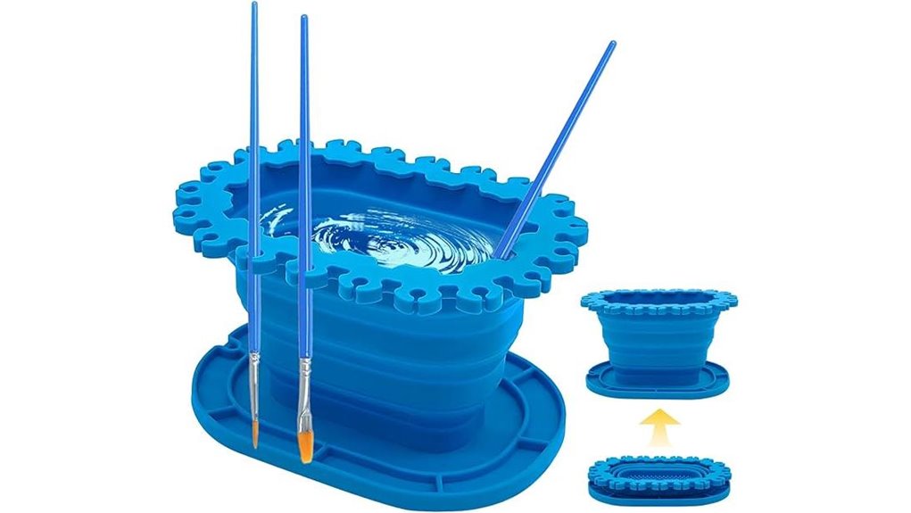 foldable silicone cup brush