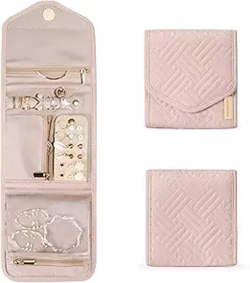 foldable soft pink organizer