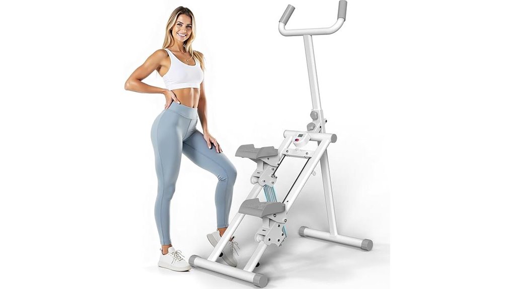 foldable stairstep handlebar resistance