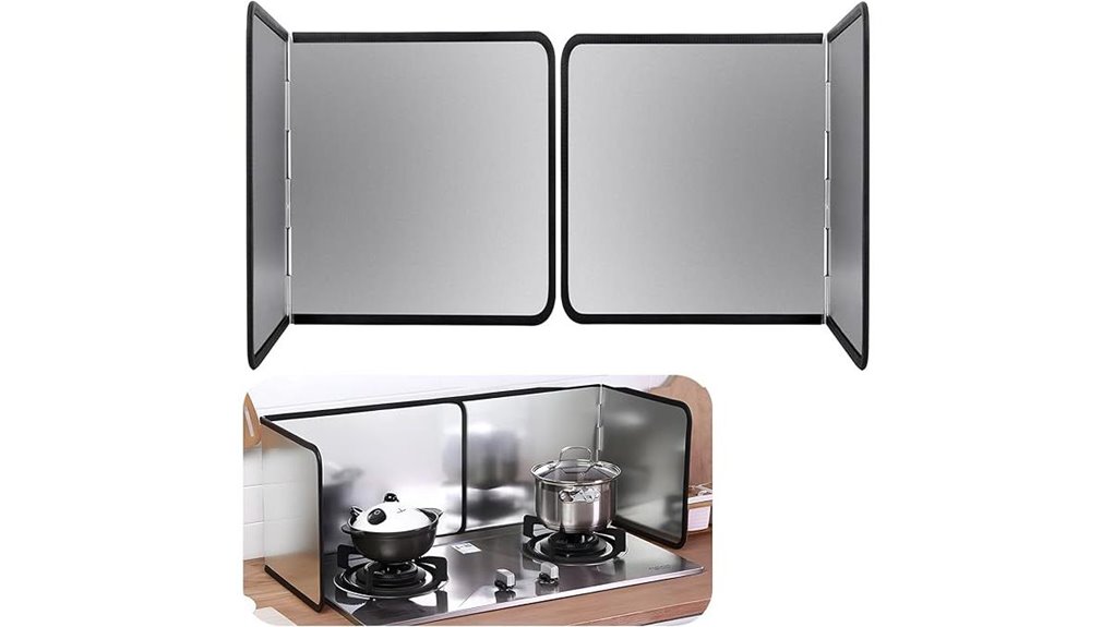 foldable stove splash guard 40cm