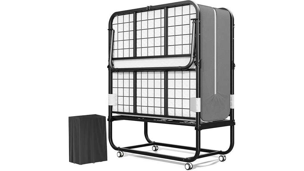 foldable twin rollaway bed