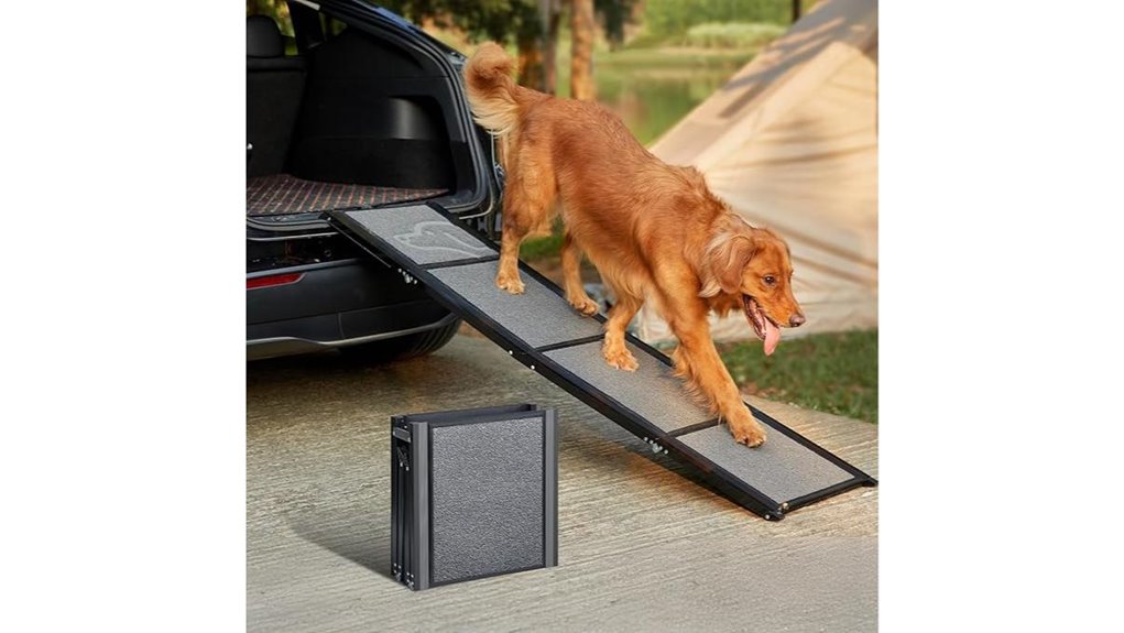 folding dog ramp suv