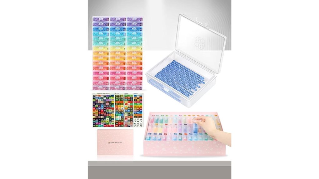 forty five diamond storage trays