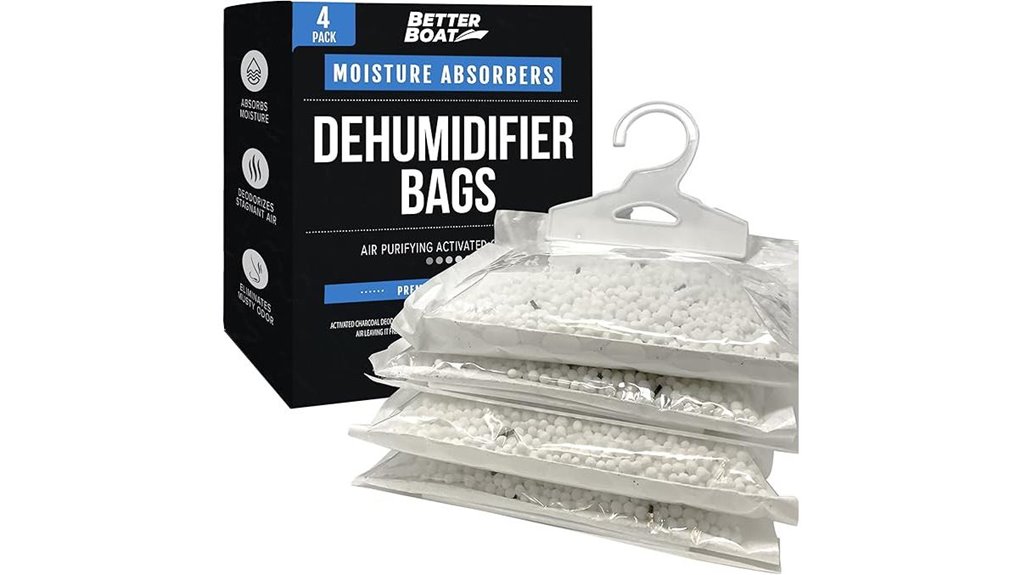 four pack charcoal moisture absorbers