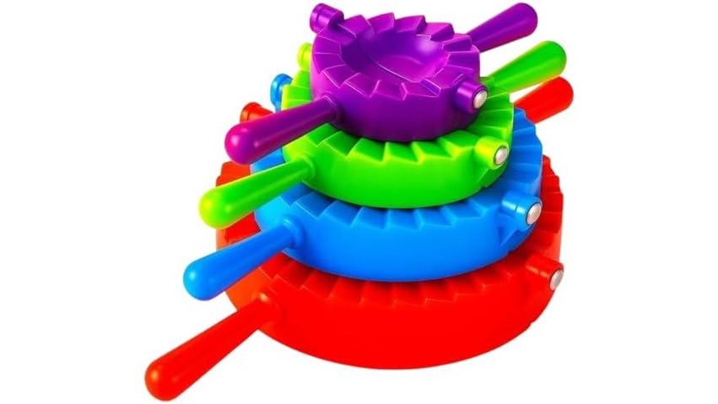 four piece gyoza empanada press