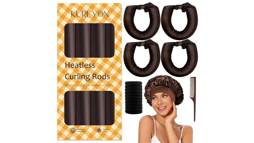 four piece heatless satin kit