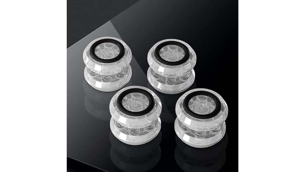 four piece spring isolation pads