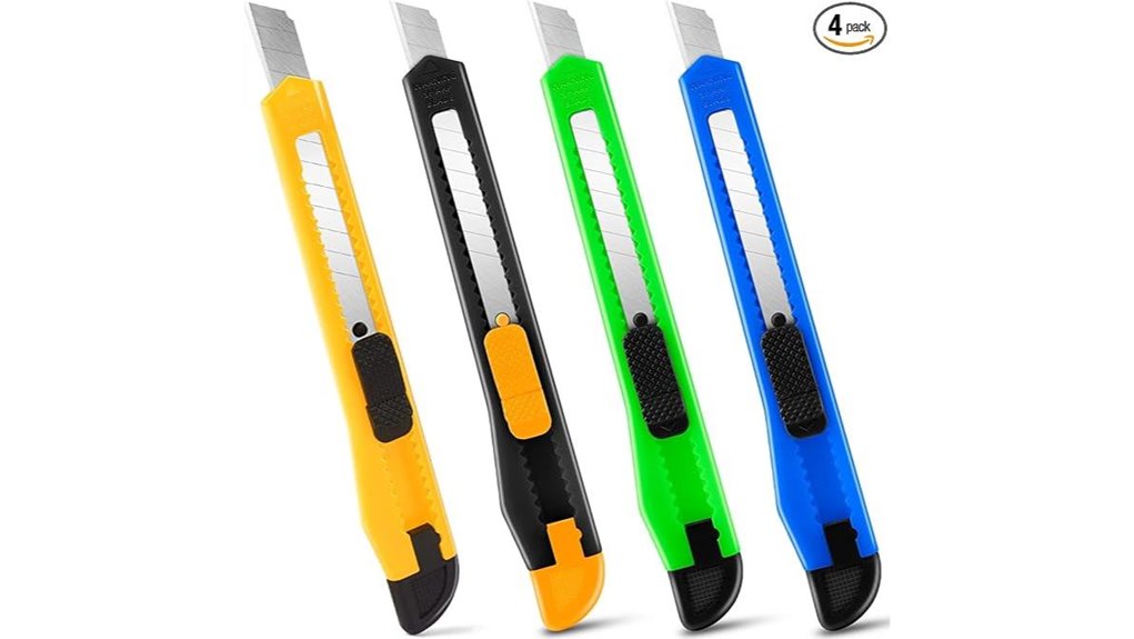 four retractable snap off cutters