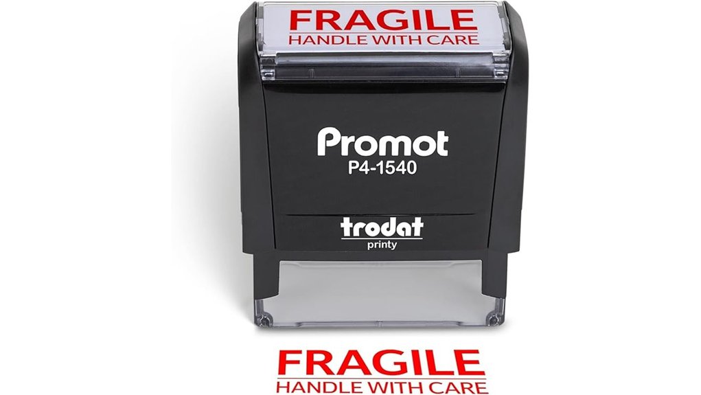 fragile handle care stamp